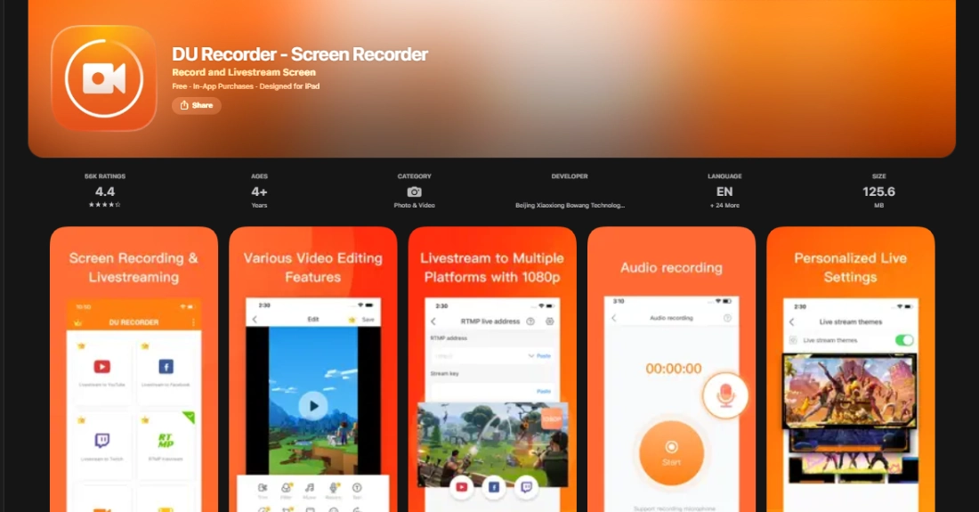 ضبط کلاس آنلاین با گوشی | DU Recorder