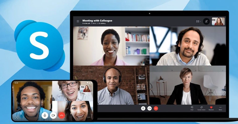 جلسه آنلاین در اسکایپ