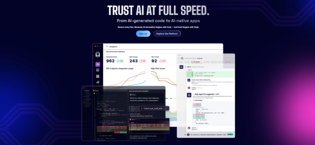 Snyk؛ بهترین هوش مصنوعی برای کدنویسی