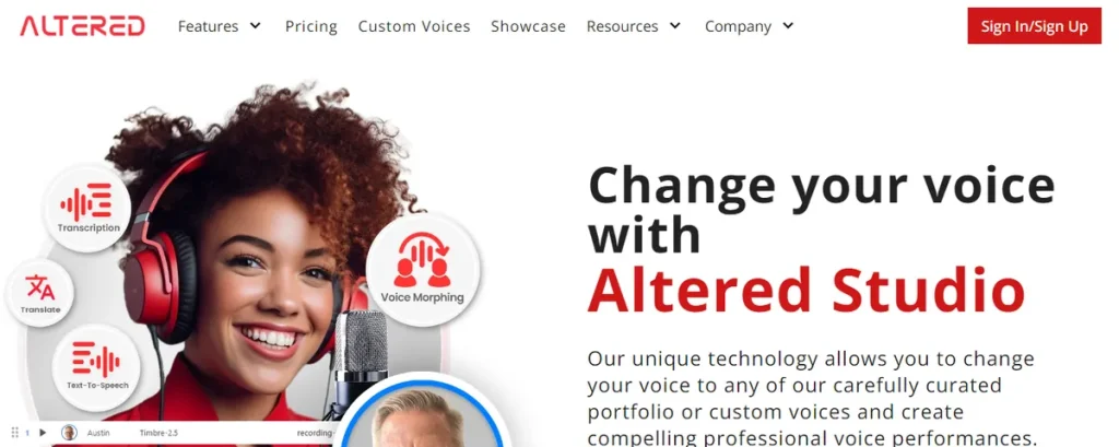 اپلیکیشن تغییر صدا با هوش مصنوعی Altered